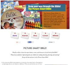 Sendy installation configuration and setup Picture Smart Bible website snapshot